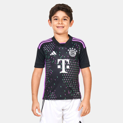 adidas Kids' FC Bayern Munich Away Jersey - 2023/24 Black