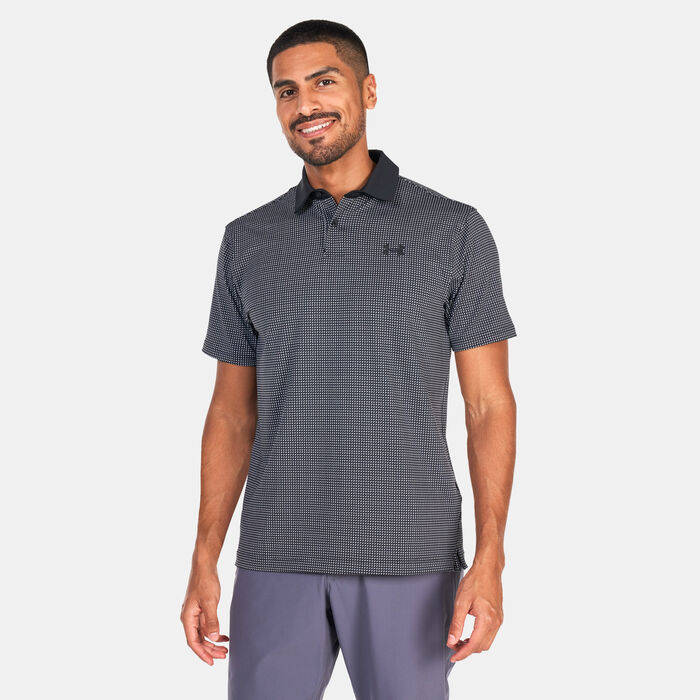 Under Armour Men's UA Tee To Green Printed Polo Shirt Grey Under Armour Men's UA Tee To Green Printed Polo Shirt Grey image number 0