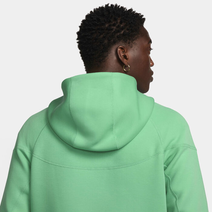 Nike Men's Sportswear Tech Fleece Windrunner Full-Zip Hoodie Green Nike Men's Sportswear Tech Fleece Windrunner Full-Zip Hoodie Green image number 8