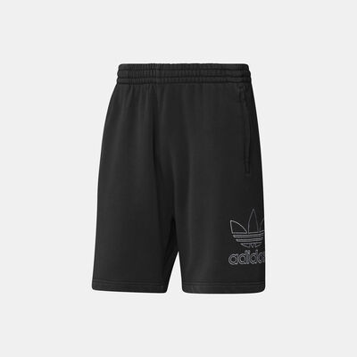adidas Originals Men's Adicolor Outline Trefoil Shorts Black adidas Originals Men's Adicolor Outline Trefoil Shorts Black