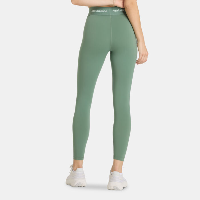 New Balance Women's Sleek Sport Leggings Green image number 1