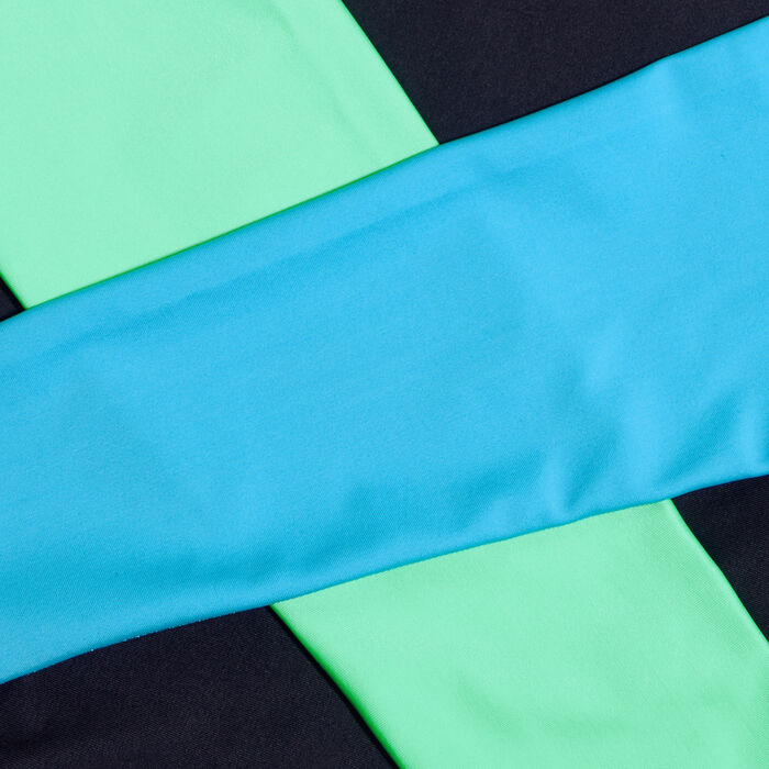 Speedo Kids' Colourblock Rashguard and Jammers Set Black Speedo Kids' Colourblock Rashguard and Jammers Set Black image number 3