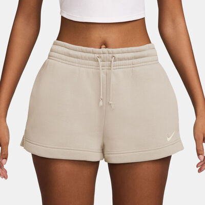 Nike Women's Sportswear Phoenix Fleece Shorts Ivory