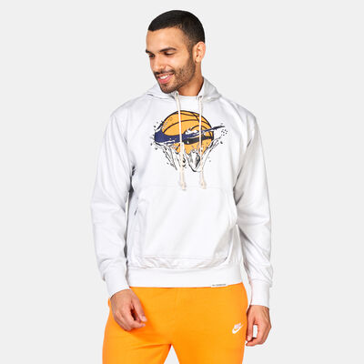 Nike Men's Standard Issue Dri-FIT Basketball Hoodie Grey