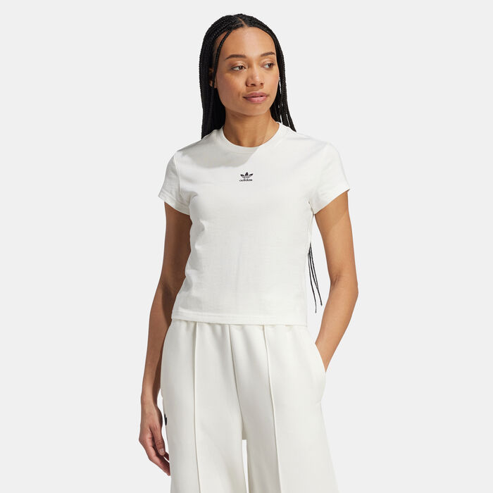 adidas Originals Women's Essentials T-Shirt White adidas Originals Women's Essentials T-Shirt White image number 0