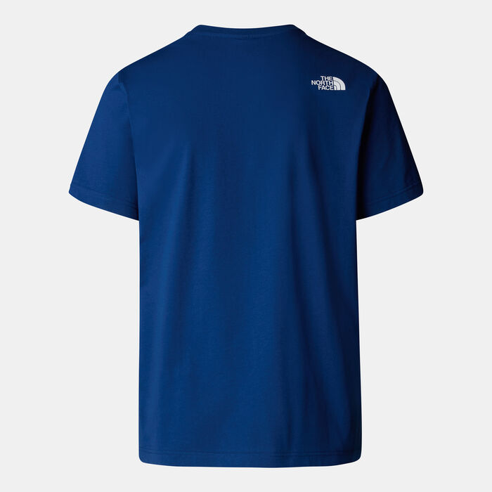 The North Face Men’s Mountain Line T-Shirt Blue image number 1