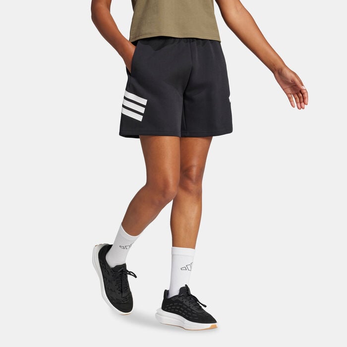 adidas Women's Future Icons Shorts Black adidas Women's Future Icons Shorts Black image number 2