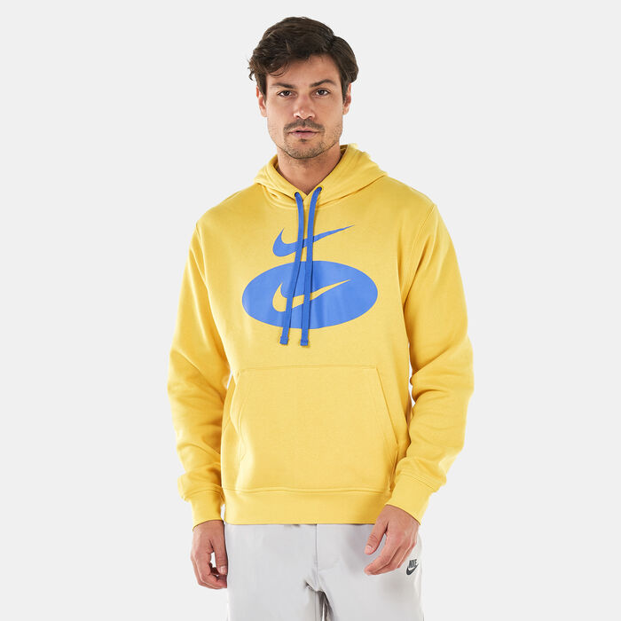 Nike Men's Sportswear Swoosh League Fleece Hoodie yellow image number 0