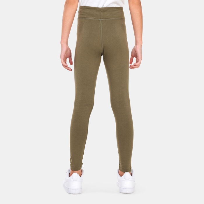 Nike Kids' Sportswear Air Essential Leggings (Older Kids) Brown Nike Kids' Sportswear Air Essential Leggings (Older Kids) Brown image number 1