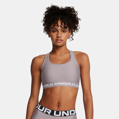 Under Armour Women's Armour Medium-Support Training Sports Bra Grey Under Armour Women's Armour Medium-Support Training Sports Bra Grey