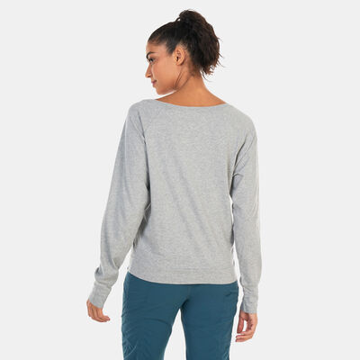 prAna Women's Organic Graphic T-Shirt Grey