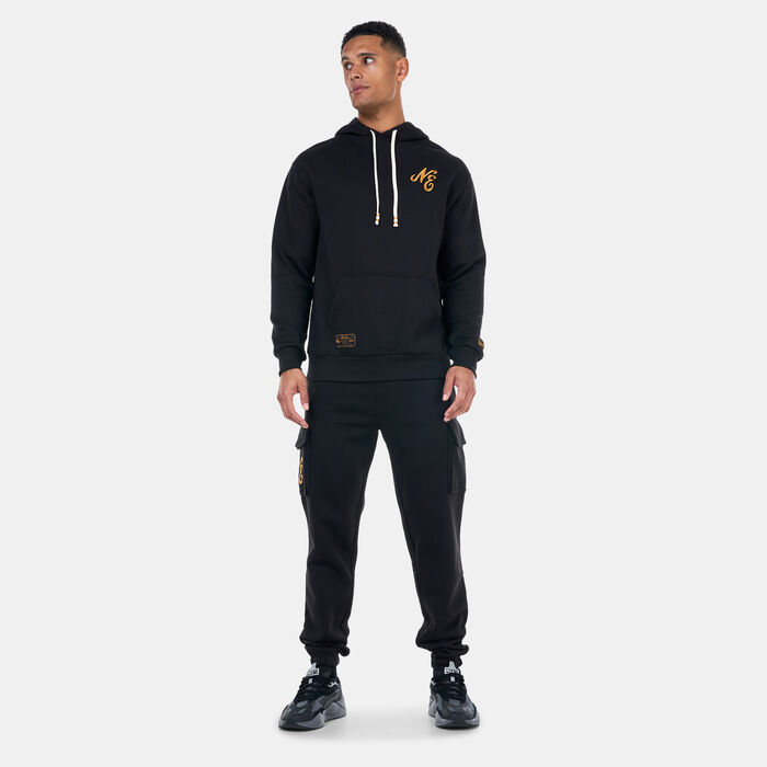 New Era Men's Script Logo Hoodie Black New Era Men's Script Logo Hoodie Black image number 2