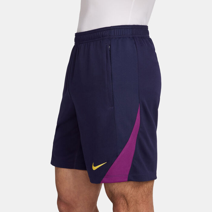 Nike Men's FC Barcelona Strike Knit Football Shorts Purple Nike Men's FC Barcelona Strike Knit Football Shorts Purple image number 2