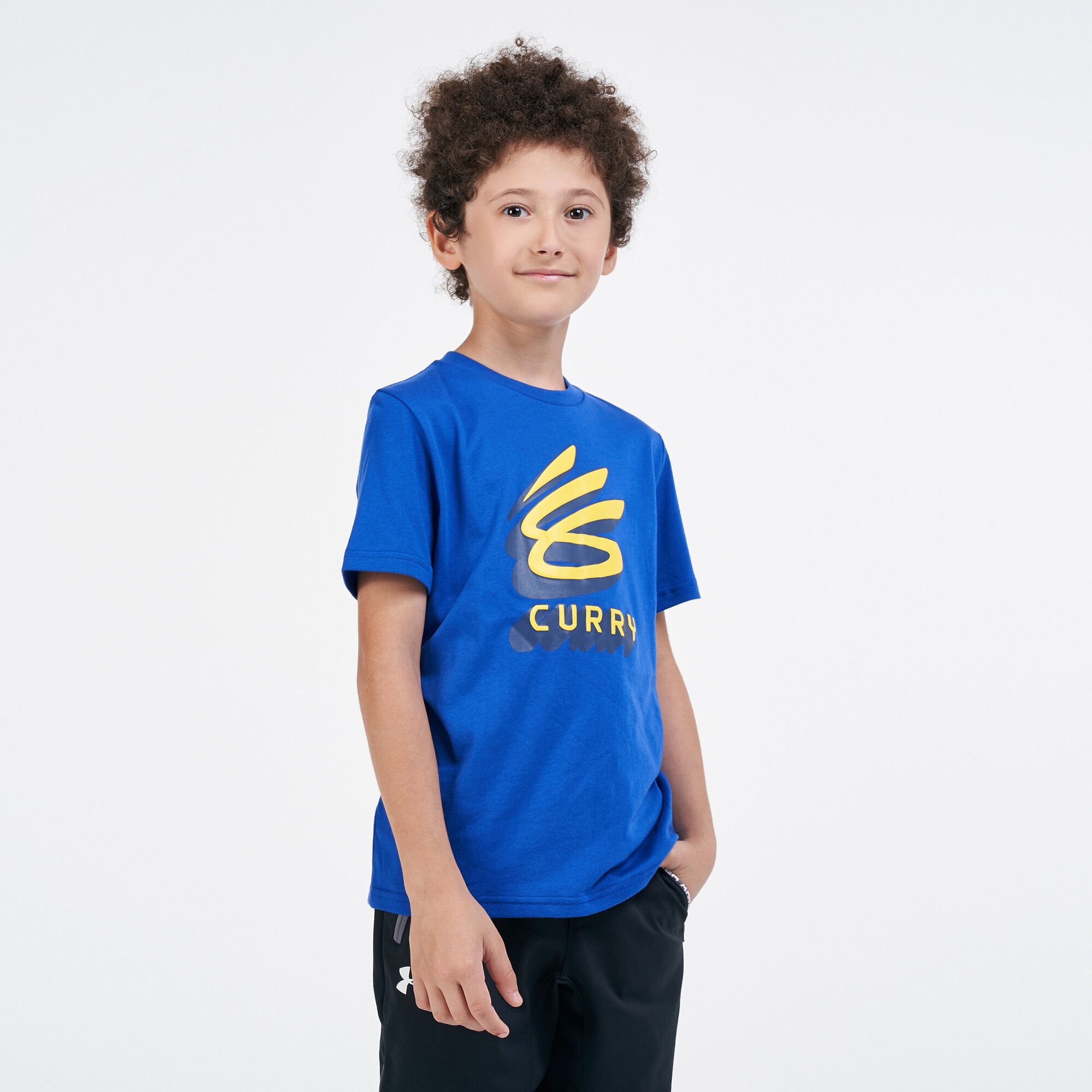 Kids Curry Logo T Shirt