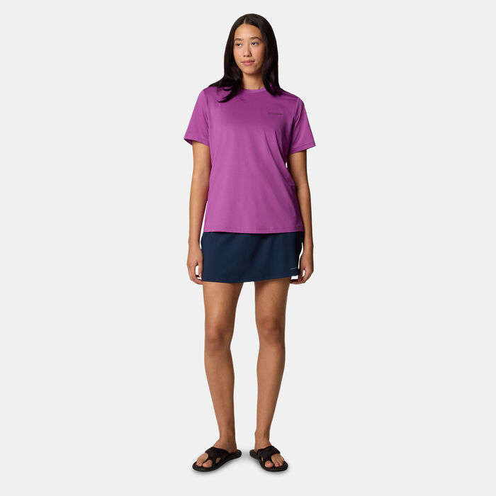 Columbia Women's Wild Springs T-Shirt Purple Columbia Women's Wild Springs T-Shirt Purple image number 2