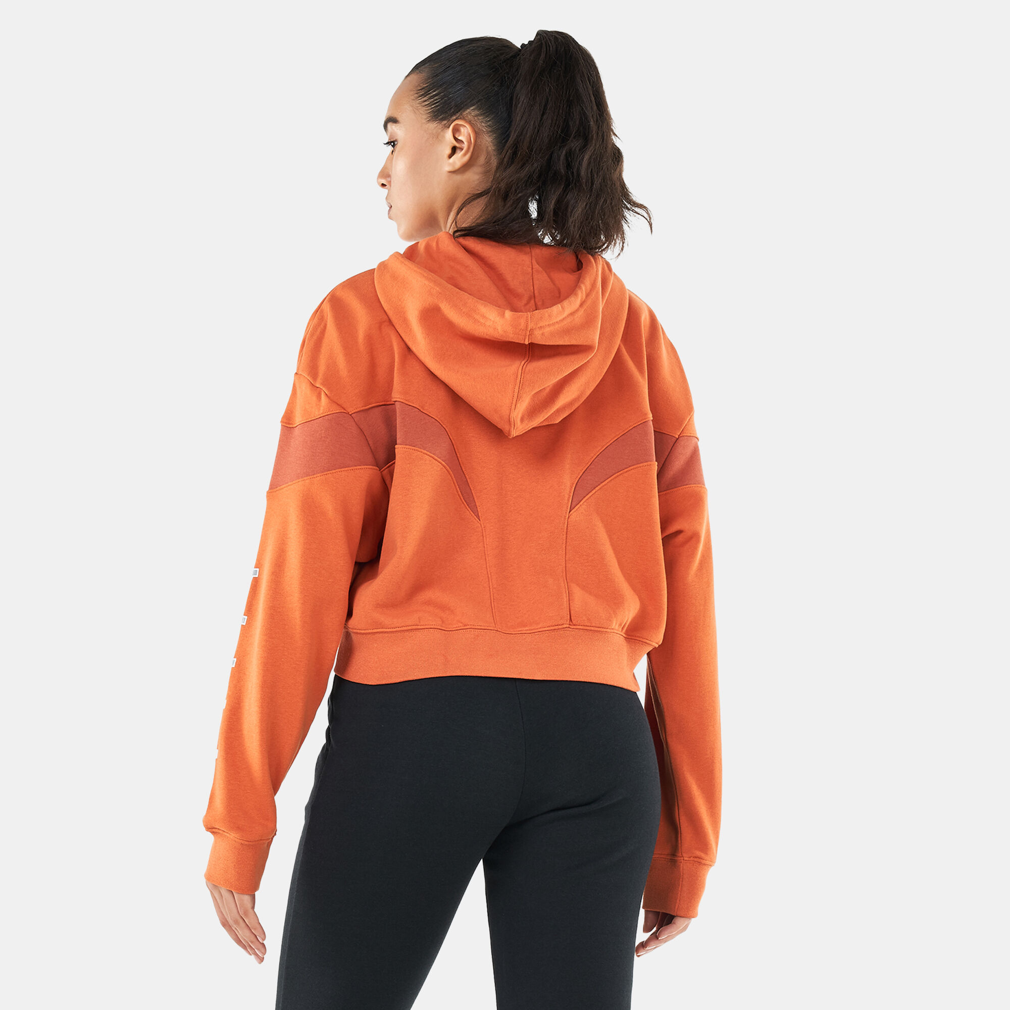 Nike air hoodie orange top