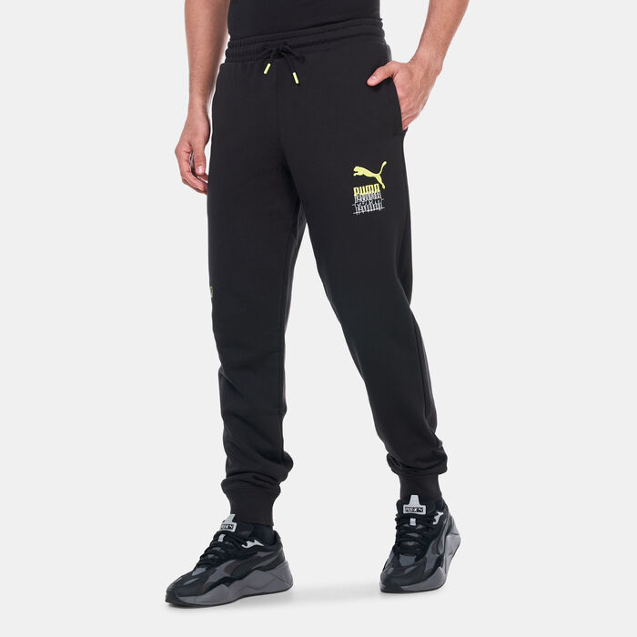 PUMA Men's Brand Love Sweatpants Black PUMA Men's Brand Love Sweatpants Black image number 0