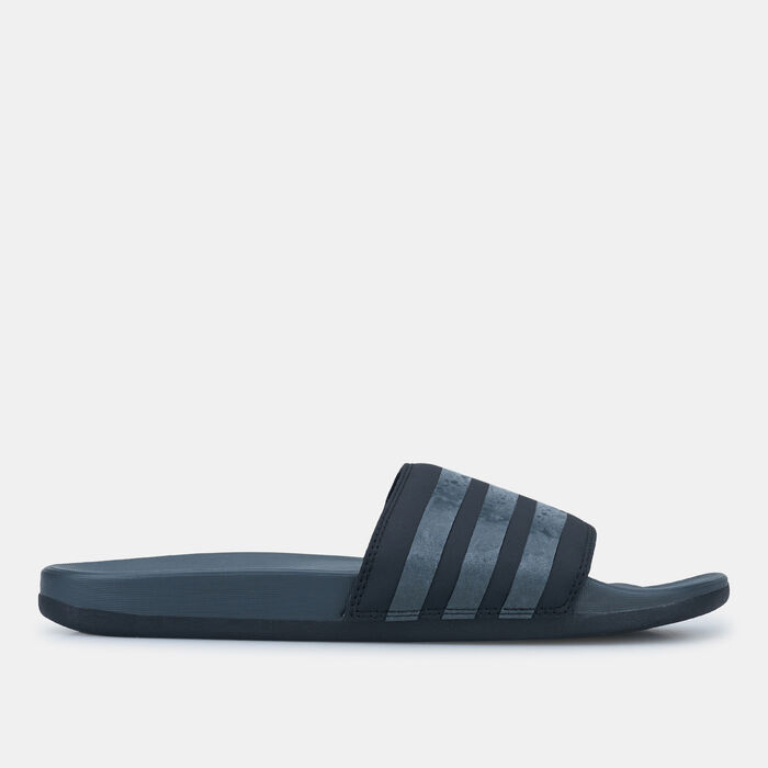 adidas Adilette Comfort Slides Black adidas Adilette Comfort Slides Black image number 1