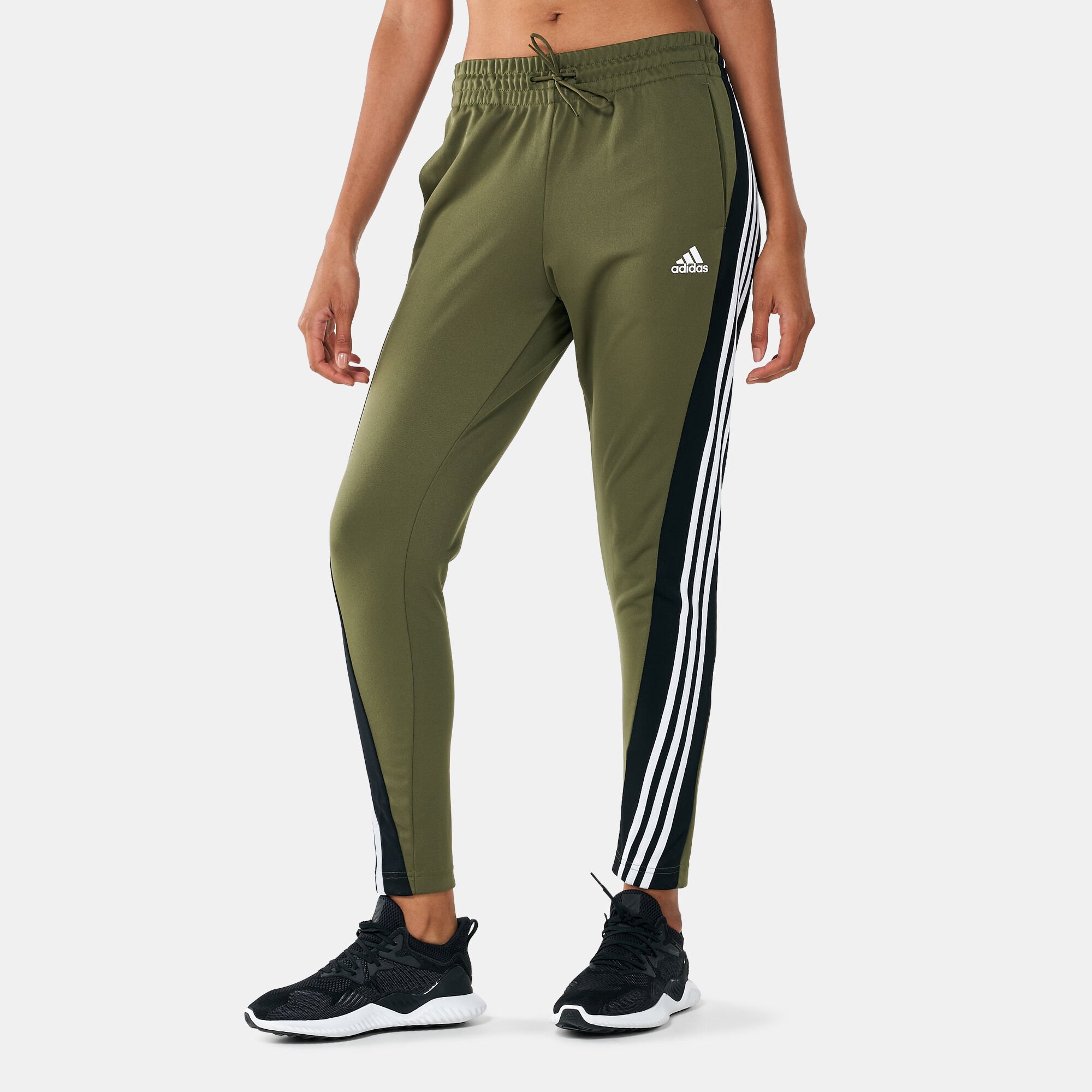 Womens khaki green adidas sale tracksuit