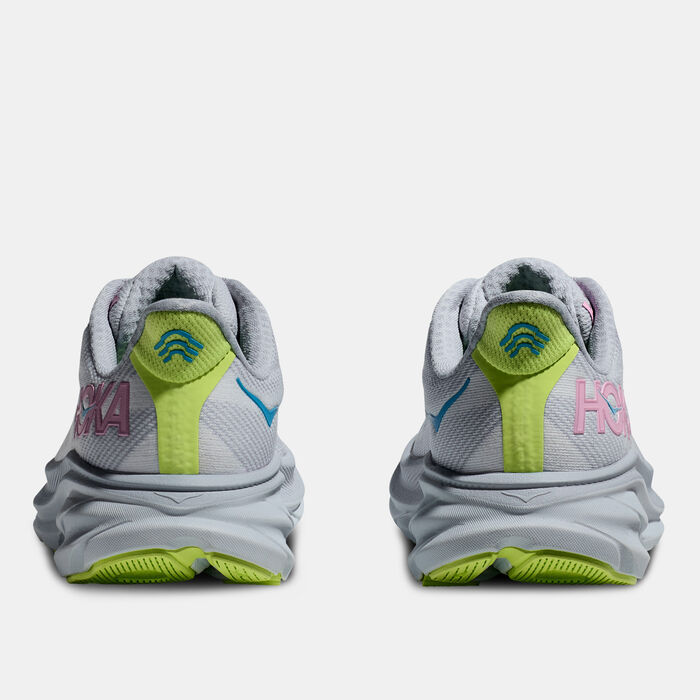 HOKA Women's Clifton 9 Running Shoes Grey HOKA Women's Clifton 9 Running Shoes Grey image number 4