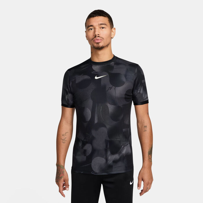 Nike Men's Academy+ Dri-FIT Football Top Grey Nike Men's Academy+ Dri-FIT Football Top Grey image number 0