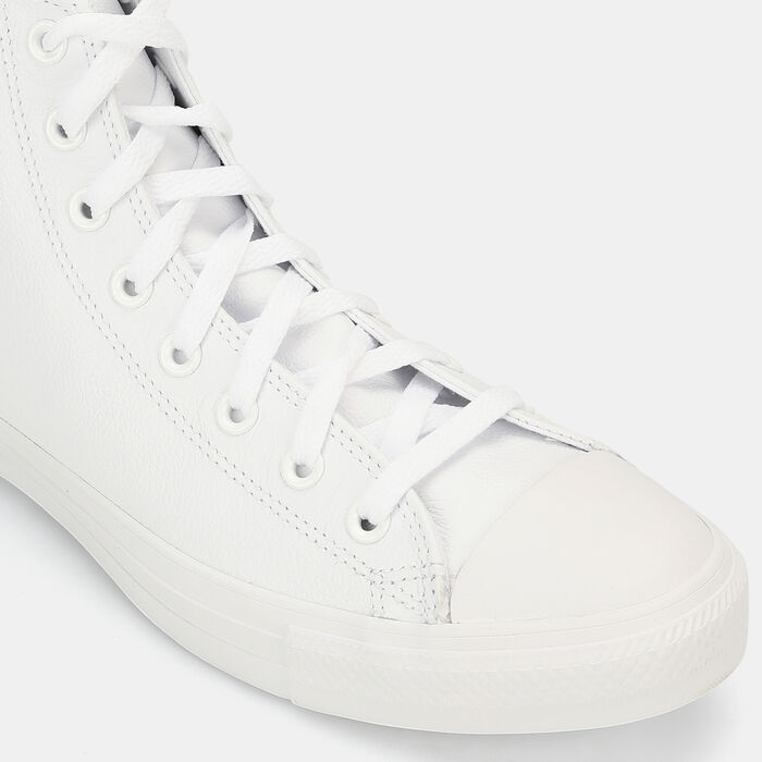 Converse Chuck Taylor All Star Leather Mono Unisex Shoe White image number 9