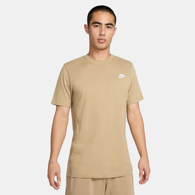 Nike Men's Sportswear Club T-Shirt Beige