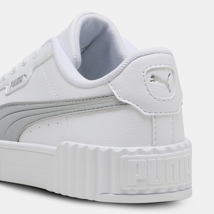 PUMA Women's Carina 3.0 Aqua Metallics Shoes White image number 5