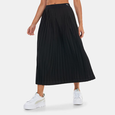 PUMA Women's SUNPŌ Plissee Skirt Black PUMA Women's SUNPŌ Plissee Skirt Black