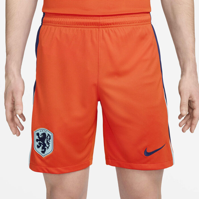 Nike Men's Netherlands 2024 Stadium Home Dri-FIT Football Replica Shorts Orange Nike Men's Netherlands 2024 Stadium Home Dri-FIT Football Replica Shorts Orange image number 1