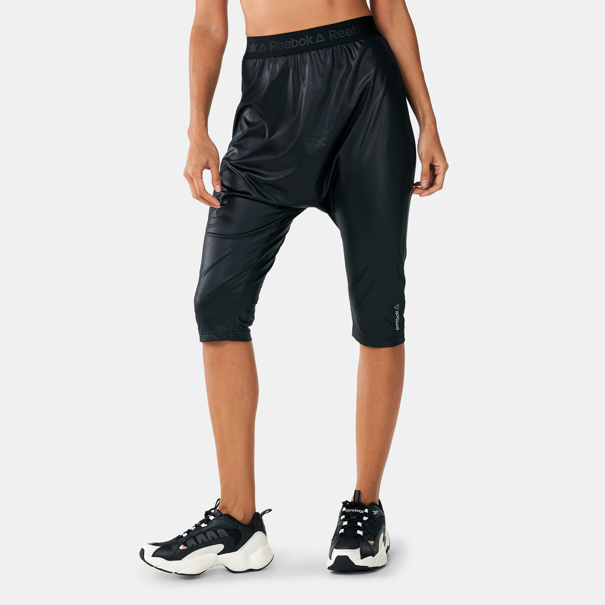 Buy Reebok Women s Knit Harem Capri Leggings Black in KSA SSS