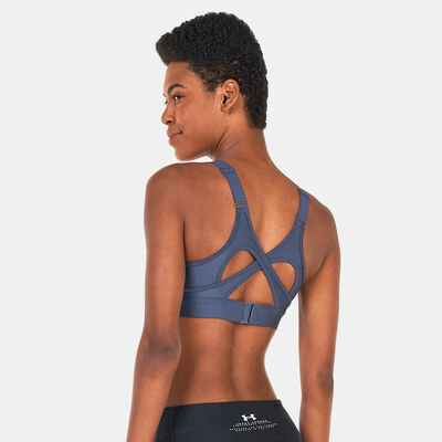 Under Armour Women's UA Infinity High Crossover Sports Bra Grey
