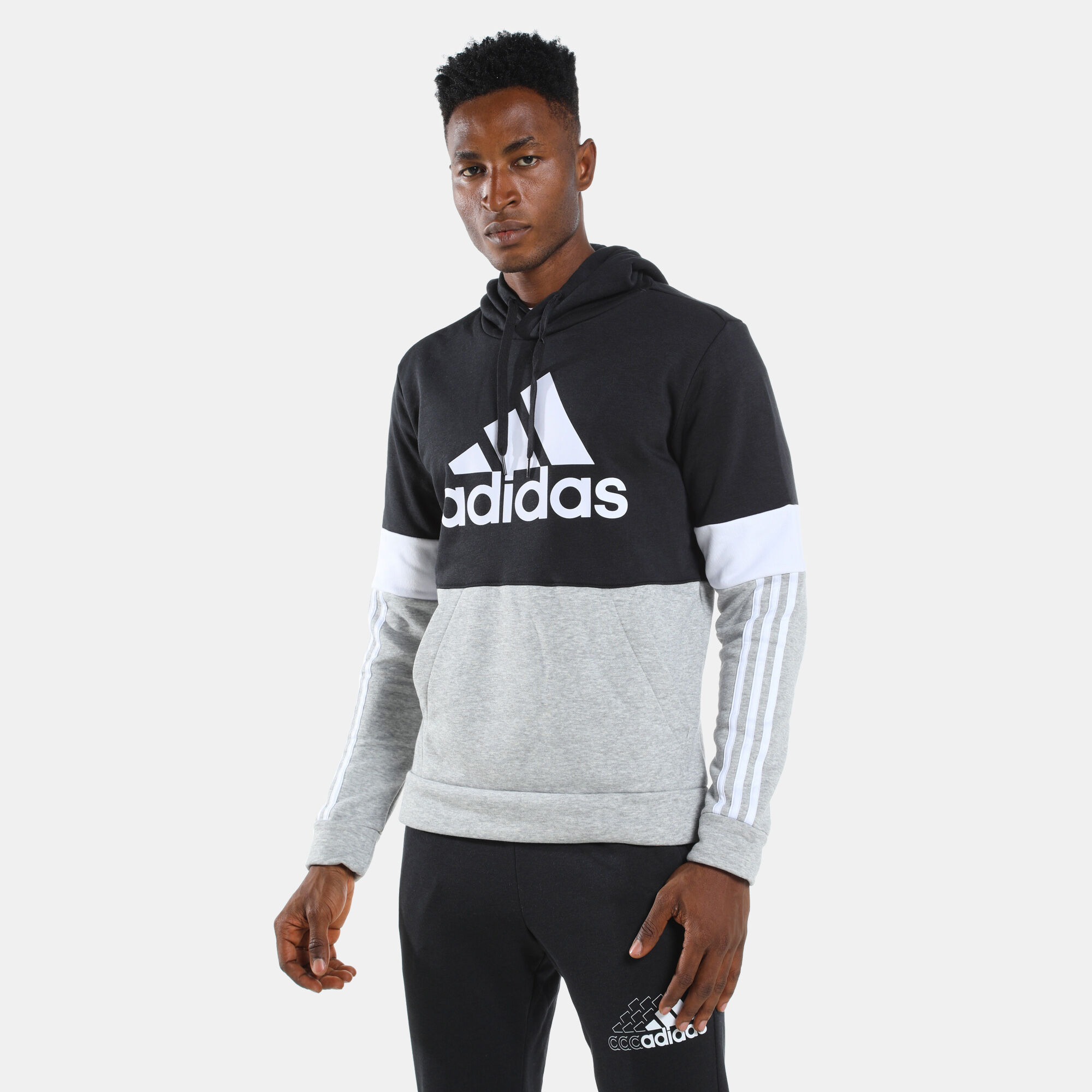 Adidas men's post new arrivals game fleece hoodie