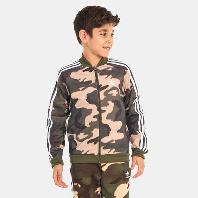 adidas Originals Kids' Originals Camo Superstar Track Jacket Multi-Color adidas Originals Kids' Originals Camo Superstar Track Jacket Multi-Color