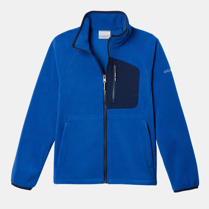 Columbia Kids' Fast Trek IV Fleece Full-Zip Jacket Blue Columbia Kids' Fast Trek IV Fleece Full-Zip Jacket Blue image number 0