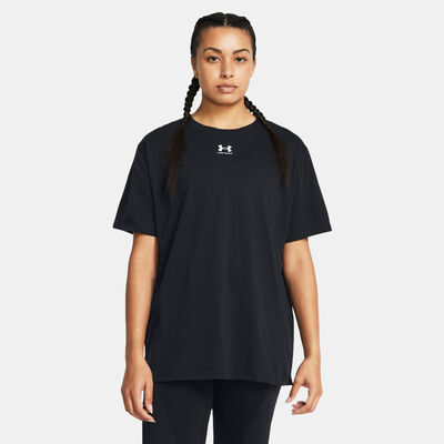 Under Armour Women's Campus Logo T-Shirt Black