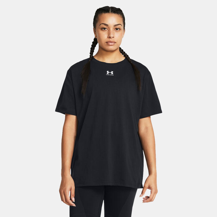 Under Armour Women's Campus Logo T-Shirt Black image number 0