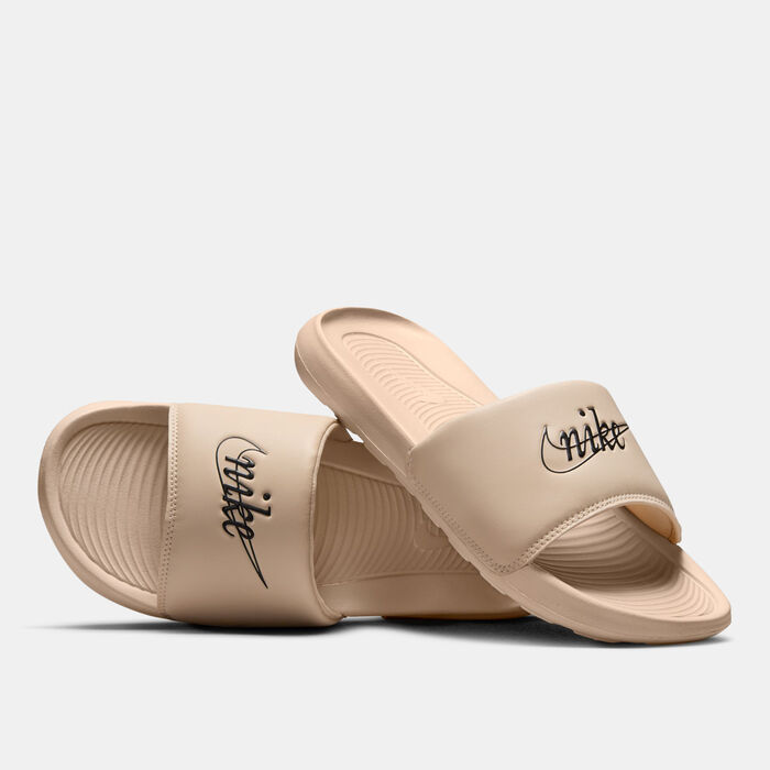 Nike Women's Victori One Slides Beige Nike Women's Victori One Slides Beige image number 1