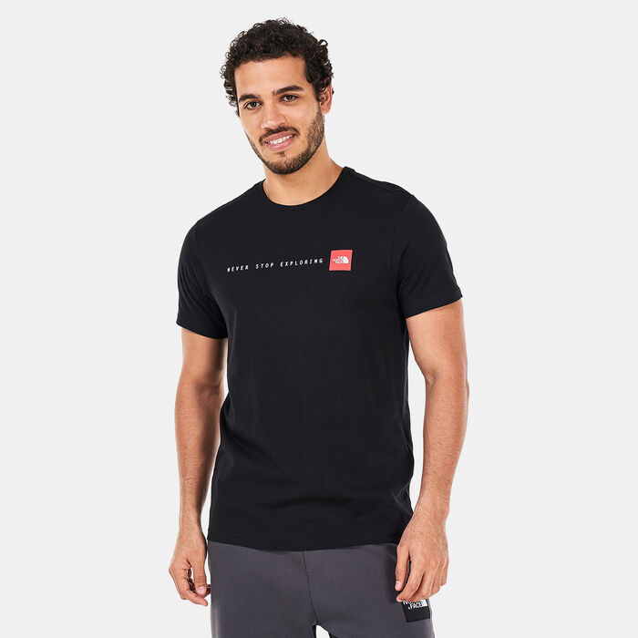The North Face Men's Never Stop Exploring T-Shirt Black The North Face Men's Never Stop Exploring T-Shirt Black image number 0
