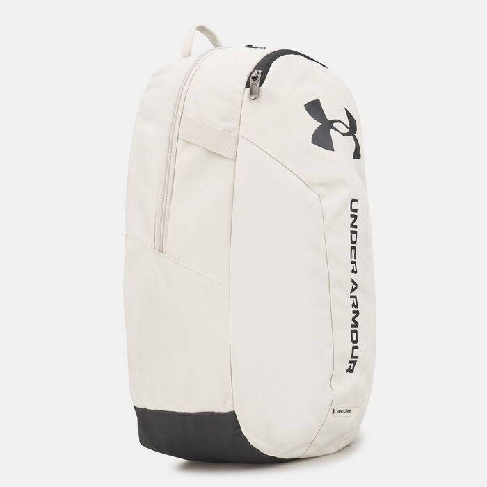 Under Armour Hustle Lite Backpack White Under Armour Hustle Lite Backpack White image number 2