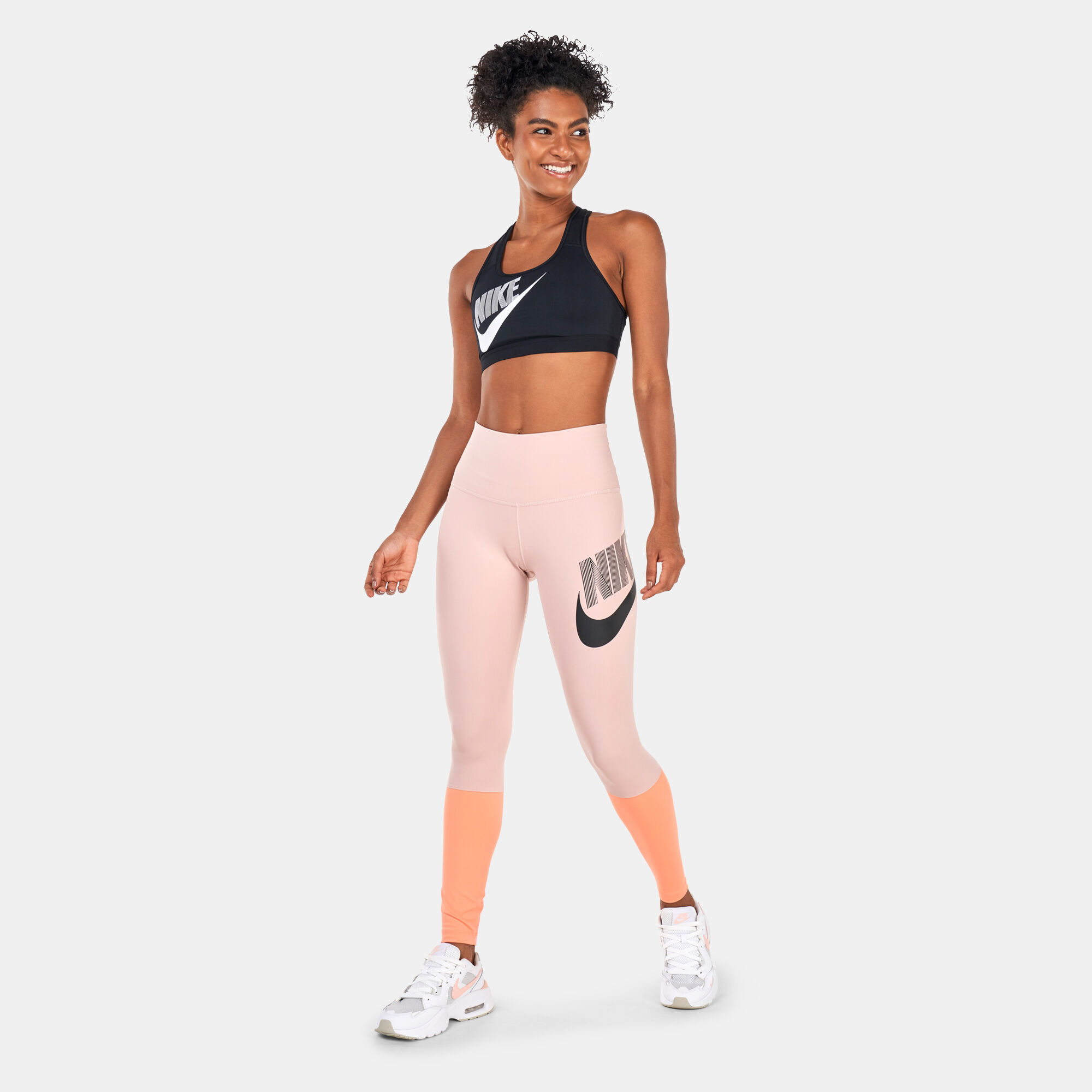 Nike rose gold sports bra shop