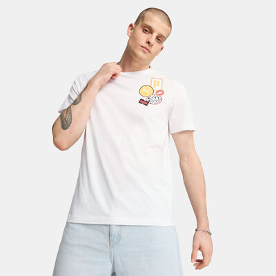 PUMA Men's Graphics Icon T-Shirt White PUMA Men's Graphics Icon T-Shirt White