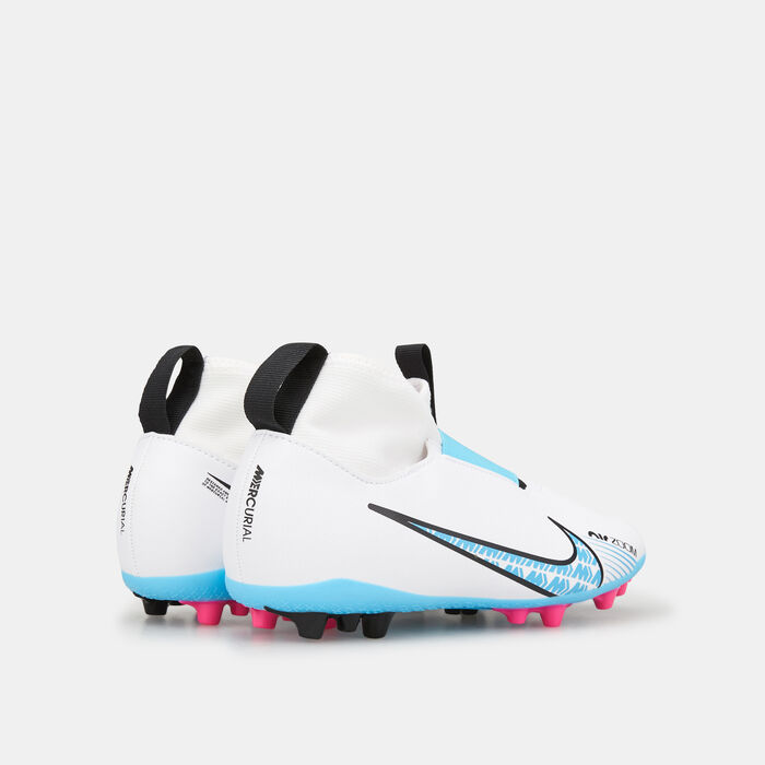Nike Kids' Jr. Mercurial Zoom Superfly 9 Academy Artificial-Grass Football Shoe White Nike Kids' Jr. Mercurial Zoom Superfly 9 Academy Artificial-Grass Football Shoe White image number 2