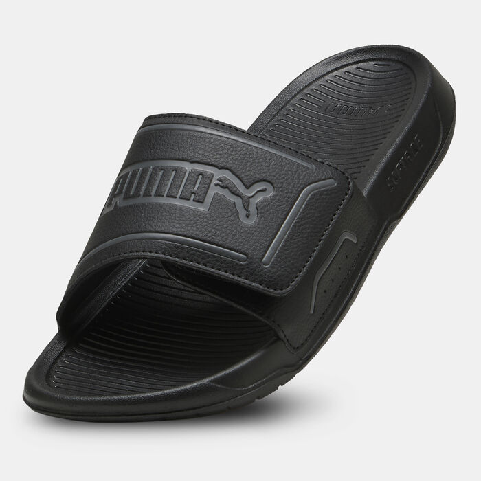 PUMA Men's Royalcat Comfort Slides Black PUMA Men's Royalcat Comfort Slides Black image number 3
