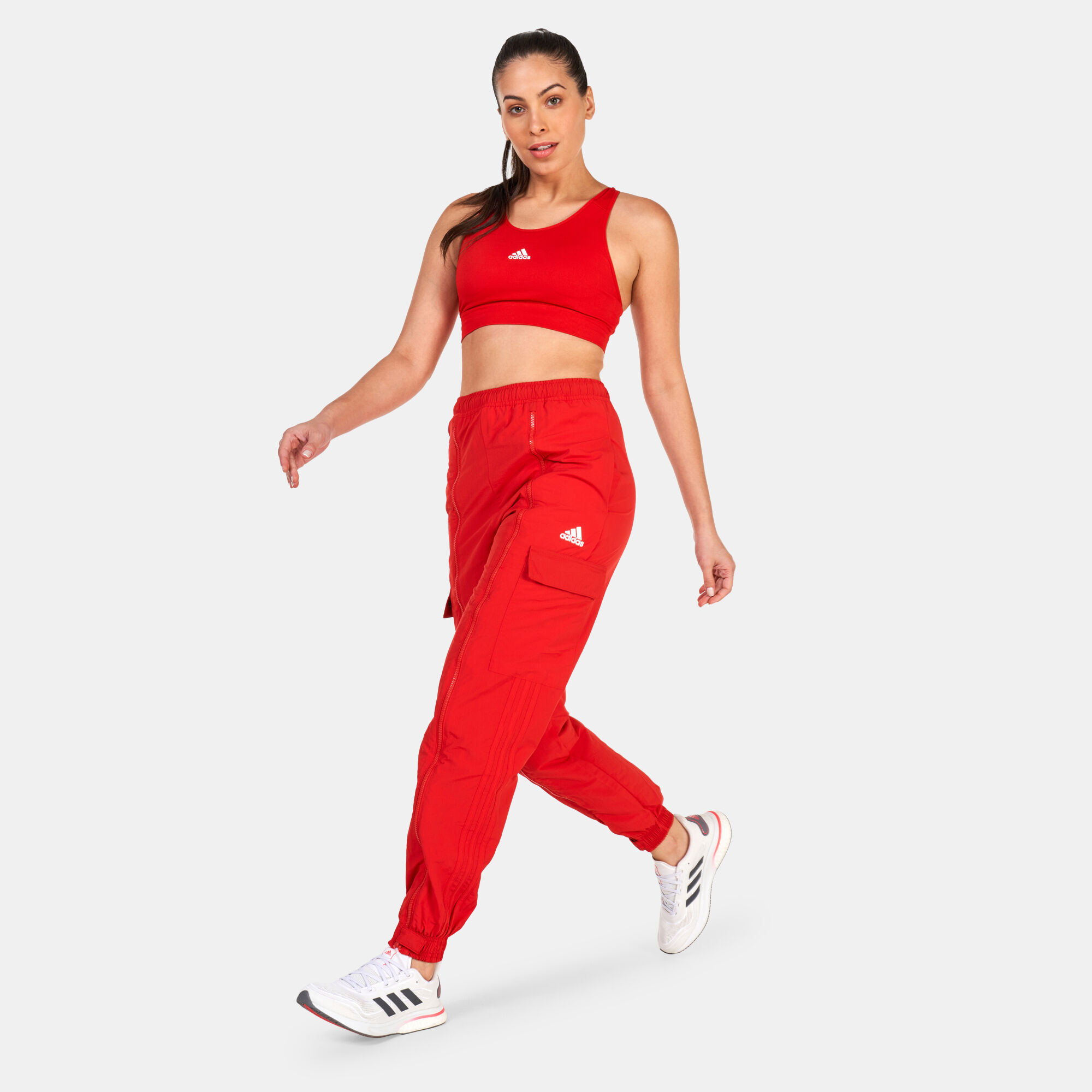 Red adidas womens pants outlet