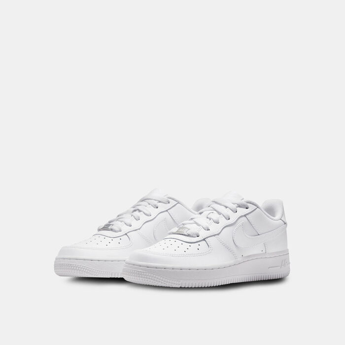 Nike Kids' Air Force 1 LE Shoes White image number 1