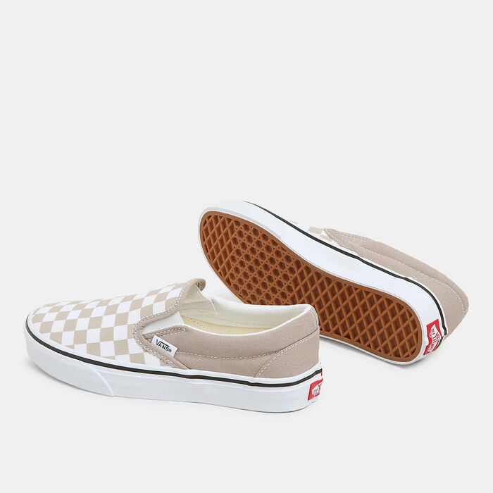 Vans Women's Classic Slip-On Shoes Grey image number 2