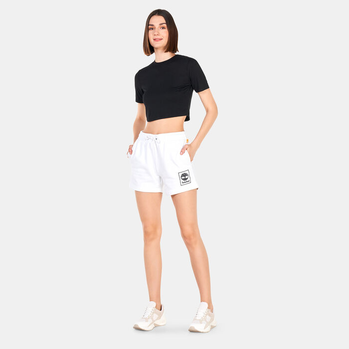 Timberland Women's Logo Pack Shorts White image number 2