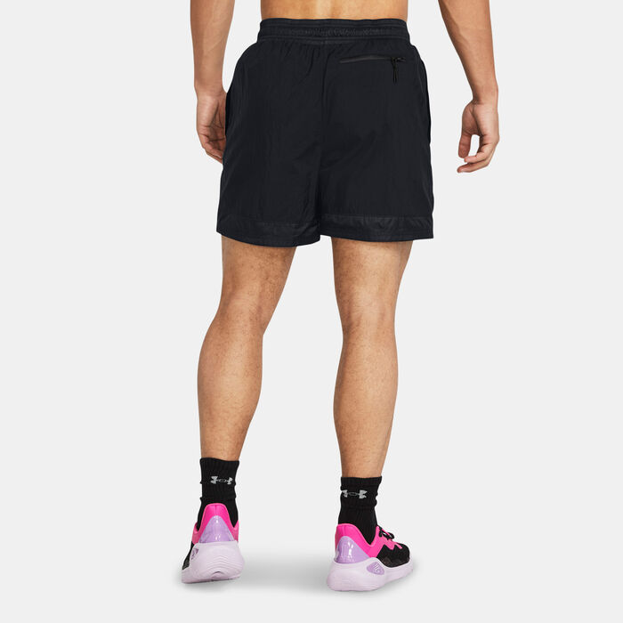 Under Armour Men's Curry Woven Shorts Black Under Armour Men's Curry Woven Shorts Black image number 1