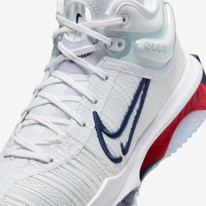 Nike Men's G.T. Jump 2 Basketball Shoes White Nike Men's G.T. Jump 2 Basketball Shoes White image number 6